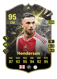 Jordan Henderson Showdown Plus 95 OVR
