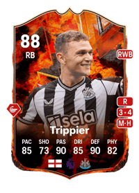 Kieran Trippier FC Versus Fire 88 OVR