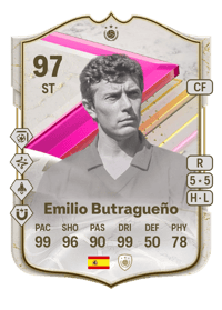 Emilio Butragueño FUTTIES Icon 97 OVR