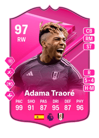 Adama Traoré FUTTIES 97 OVR