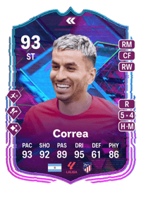 Ángel Correa Flashback Player 93 OVR