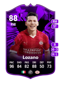 Hirving Lozano FC Pro Live 88 OVR