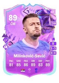 Sergej Milinković-Savić Ultimate Birthday 89 OVR