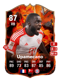 Dayot Upamecano FC Versus Fire 87 OVR