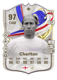 Bobby Charlton Greats of the Game Icon 97 OVR
