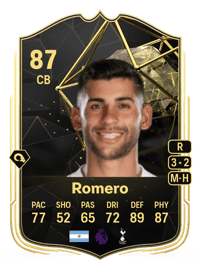Cristian Romero Team of the Week 87 OVR