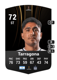 Cristian Tarragona CONMEBOL Libertadores 72 OVR