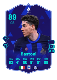 Alessandro Bastoni POTM SERIE A 89 OVR