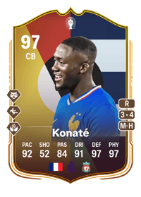 Ibrahima Konaté UEFA EURO Make Your Mark 97 OVR