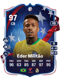 Éder Militão Copa América Path to Glory 97 OVR