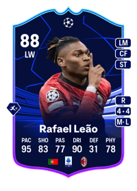 Rafael Leão UEFA EUROPA LEAGUE TEAM OF THE TOURNAMENT 88 OVR