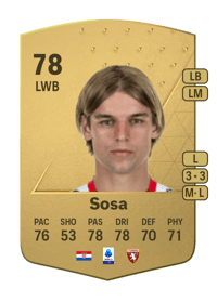 Borna Sosa Common 78 OVR