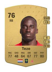 Jordan Teze Common 76 OVR