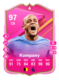 Vincent Kompany FUTTIES Hero 97 OVR