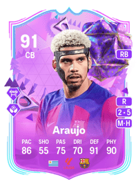 Ronald Araujo Ultimate Birthday 91 OVR