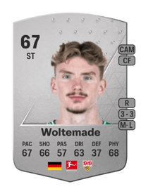 Nick Woltemade Common 67 OVR