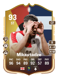 Georges Mikautadze UEFA EURO Make Your Mark Plus 93 OVR