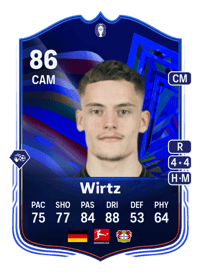 Florian Wirtz UEFA EURO 2024 Player 86 OVR