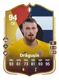 Radu Drăgușin UEFA EURO Make Your Mark Plus 94 OVR