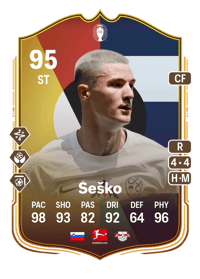 Benjamin Šeško UEFA EURO Make Your Mark Plus 95 OVR