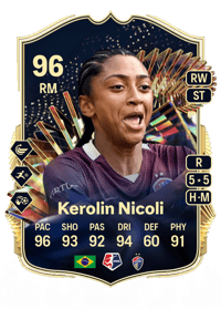 Kerolin Nicoli Team of the Season 96 OVR
