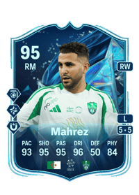 Riyad Mahrez TOTS Honourable Mentions 95 OVR