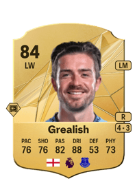 Jack Grealish Rare 84 OVR
