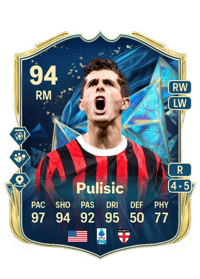 Christian Pulisic TEAM OF THE SEASON 94 OVR