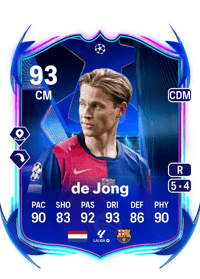 Frenkie de Jong UCL Road to the Final 93 OVR