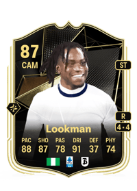 Ademola Lookman Team of the Week 87 OVR