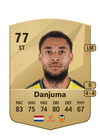 Arnaut Danjuma Common 77 OVR