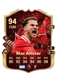 Alexis Mac Allister TOTS Champions 94 OVR