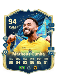 Matheus Cunha TEAM OF THE SEASON 94 OVR