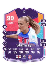 Georgia Stanway WEURO Winners 99 OVR
