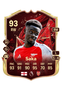 Bukayo Saka TOTS Champions 93 OVR