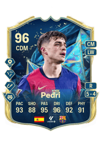 Pedri TEAM OF THE SEASON 96 OVR