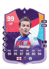 Lauren Hemp WEURO Winners 99 OVR
