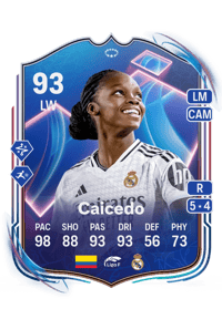Linda Caicedo UWCL Dreamchasers 93 OVR
