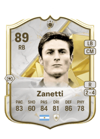 Javier Zanetti Icon 89 OVR