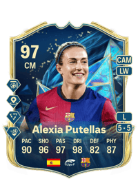Alexia Putellas TEAM OF THE SEASON 97 OVR
