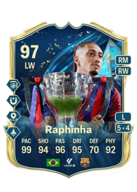 Raphinha TEAM OF THE SEASON 97 OVR