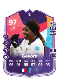 Grace Geyoro WEURO Path to Glory 97 OVR