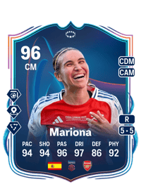 Mariona UEFA Women's Champions League RTTF 96 OVR