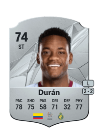 Jhon Durán Rare 74 OVR