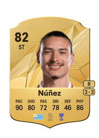 Darwin Núñez Rare 82 OVR