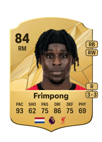 Jeremie Frimpong Rare 84 OVR