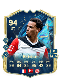 Hugo Ekitike TEAM OF THE SEASON 94 OVR