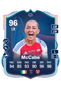 Katie McCabe UEFA Women's Champions League RTTF 96 OVR