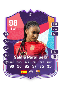 Salma Paralluelo WEURO Path to Glory 98 OVR