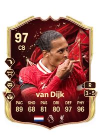 Virgil van Dijk TOTS Champions 97 OVR